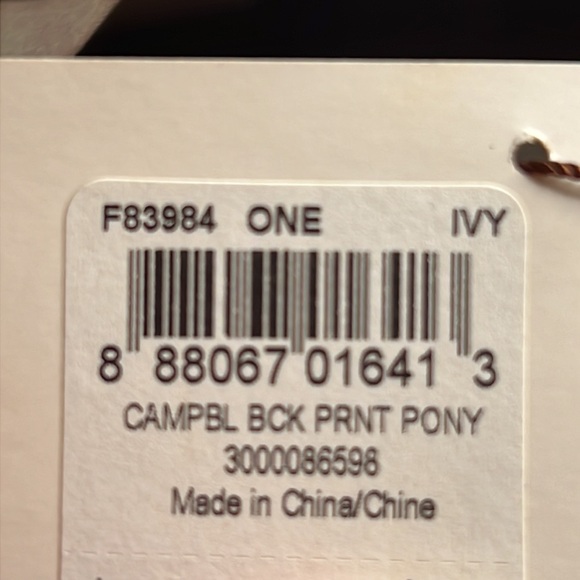 NEW ▶️ COACH ◀️ 100% Silk Scarf Twilly Vintage Deadstock - Picture 9 of 9